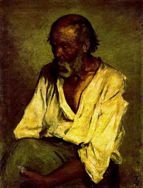 Pablo Picasso Classical Oil Paintings The Old Fisherman